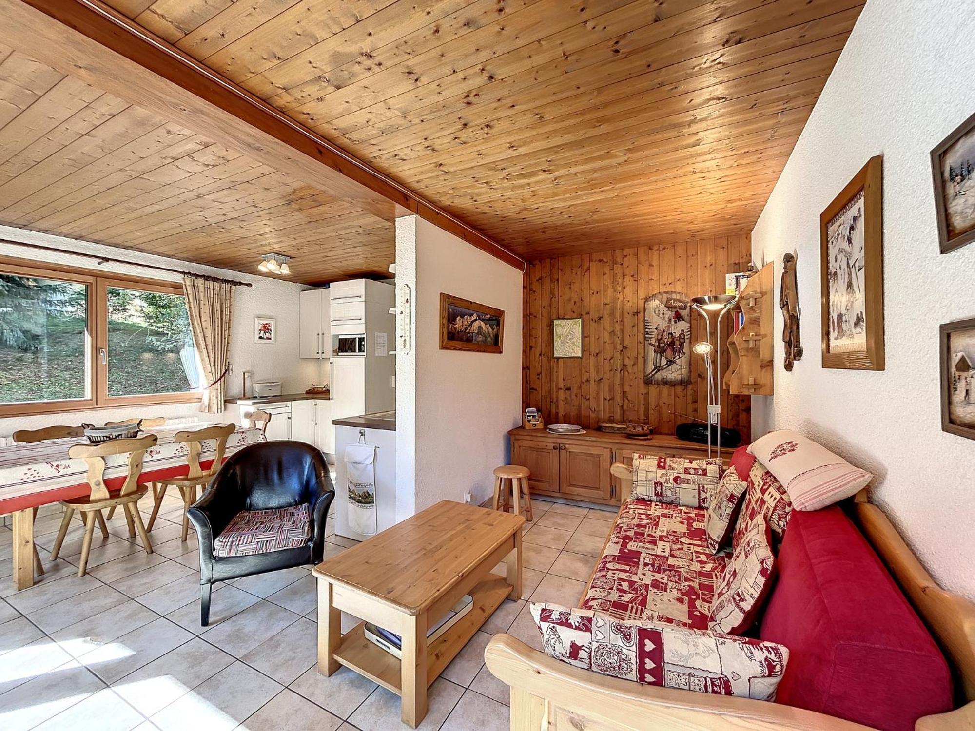 Bel Apt Au Centre De Combloux Avec Jardin, Balcon, Wifi Et Parking A 300M Des Commerces - Fr-1-560-52 外观 照片